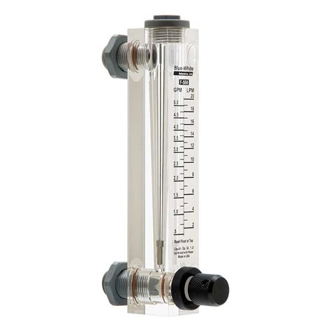 blue white flow meter installation|blue white rotameter.